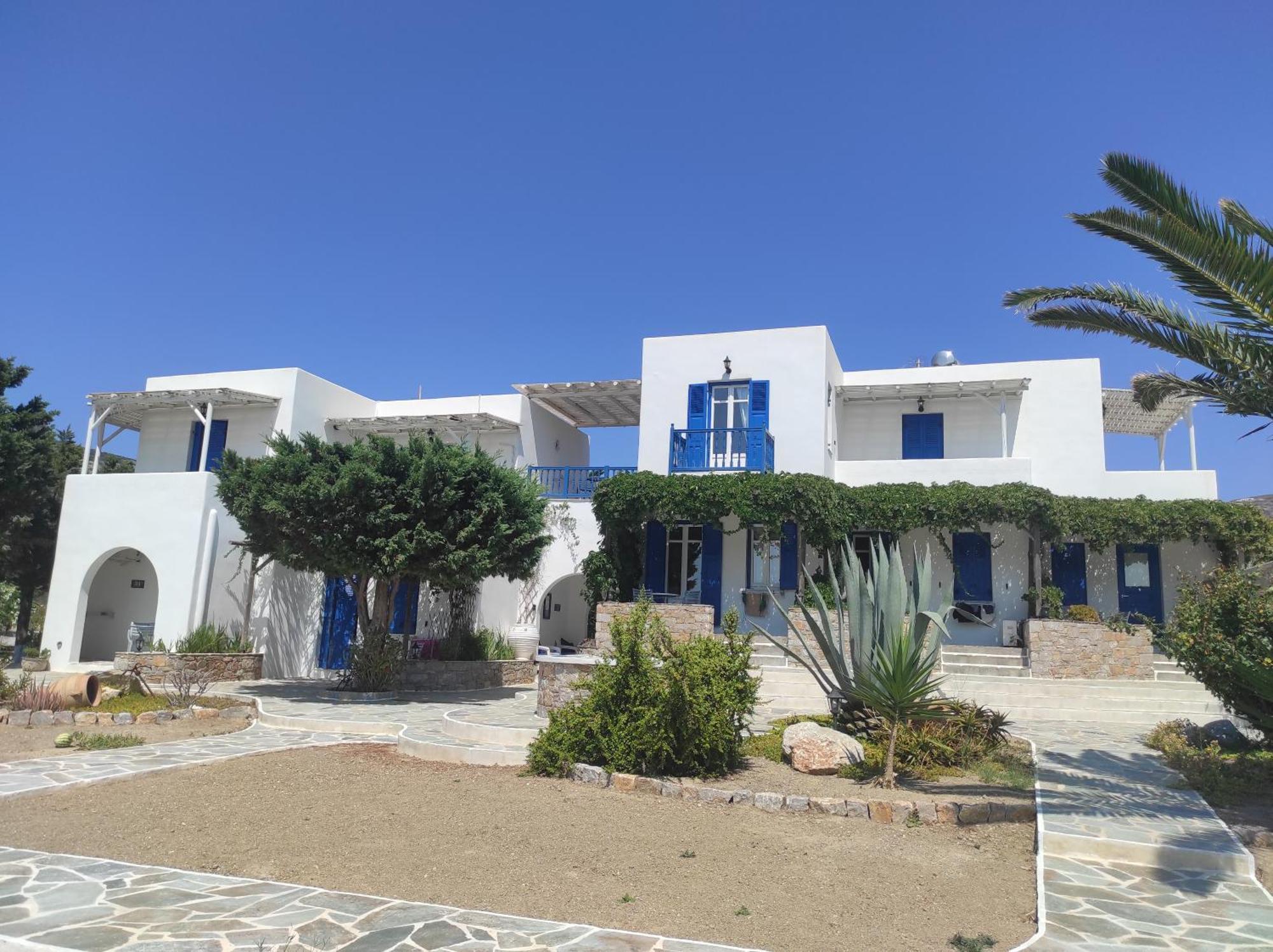 Villa Le Grand Bleu Katápola Eksteriør bilde
